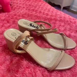 Shein nude heels